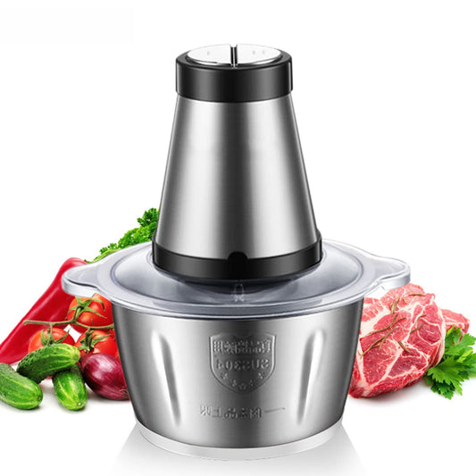 🫛PICADORA ELECTRICA 500W, PROCEDADOR DE ALIMENTOS CON BOL ACERO INOXIDABLE