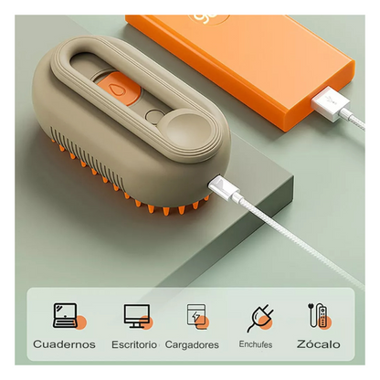 🐶CEPILLO AL VAPOR PARA MASCOTAS